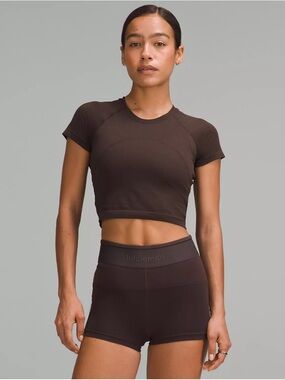 Lululemon Swiftly Tech Cropped Short-Sleeve Shirt 2.0